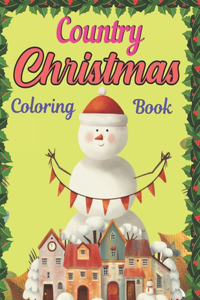 Country Christmas Coloring Book