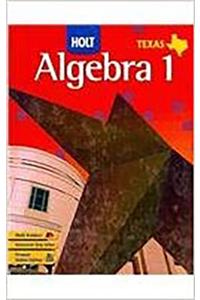 Holt Algebra 1 Texas