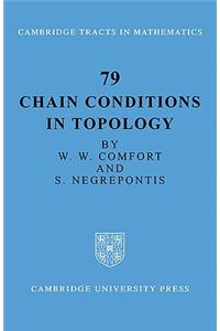 Chain Conditions in Topology