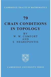 Chain Conditions in Topology