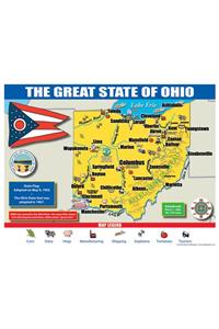 Ohio State Map for Students - Pack of 30