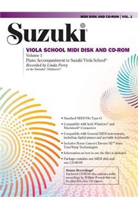 Suzuki Viola School MIDI Disk Acc./CD-Rom, Vol 1