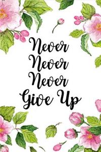 Never Never Never Give Up