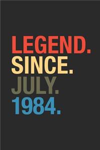 Legend Since July 1984