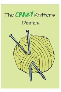 Gift Notebook Blank Lined Knitting Journal - The Crazy Knitter Diaries