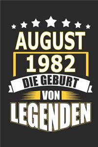 August 1982 Die Geburt von Legenden