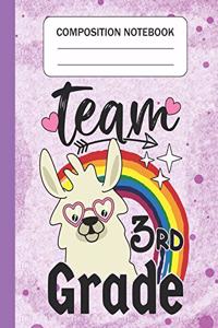 Team 3rd Grade - Composition Notebook