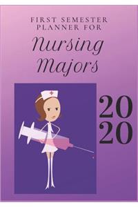 First Semester Planner for Nursing Majors