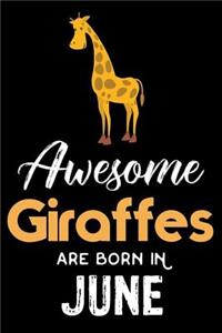 Awesome Giraffes Are Born in June