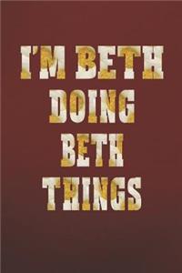 I'm Beth Doing Beth Things