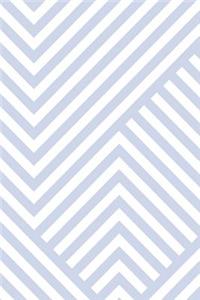 Abstract Striped Geometric Notebook
