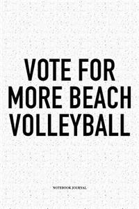 Vote for More Beach Volleyball