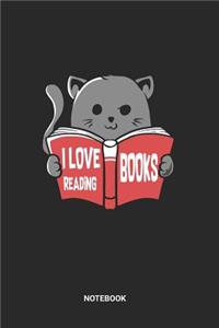 I Love Reading Books Notebook