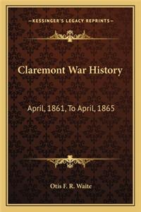 Claremont War History