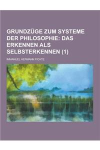 Grundzuge Zum Systeme Der Philosophie (1)