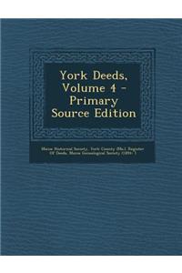 York Deeds, Volume 4
