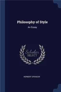 Philosophy of Style