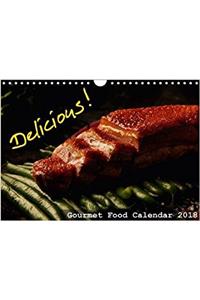 Delicious - Gourmet Food Calendar 2018 / UK-Version 2018