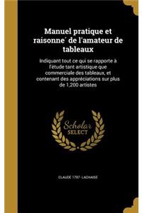 Manuel pratique et raisonné de l'amateur de tableaux
