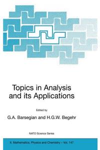 Topics in Analysis and Its Applications