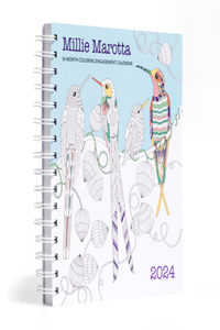 Millie Marotta 2024 16-Month Coloring Engagement Calendar