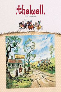 THELWELL SQUARE WIRO WALL CALENDAR 2021