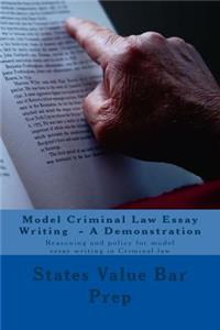 Model Criminal Law Essay Writing - A Demonstration