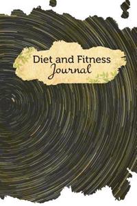 Diet and Fitness Journal: 50 Pages, 5.5 X 8.5 Enchanted Circles