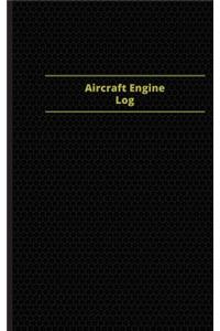 Aircraft Engine Log (Logbook, Journal - 96 pages, 5 x 8 inches)