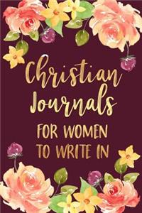 Christian Journals For Women To Write In
