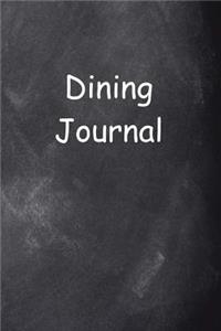 Dining Journal Chalkboard Design