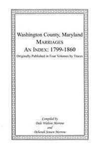 Marriages of Washington County, Maryland. An Index