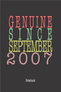Genuine Since September 2007