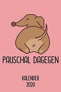 Kalender 2020 Pauschal dagegen