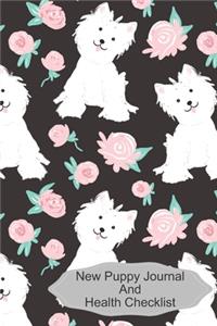New Puppy Journal And Health Checklist