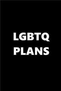2020 Daily Planner LGBTQ Plans Black White 388 Pages