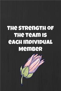 The Strength of the Team Is Each Individual Member
