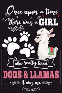 Once Upon A Time There Was A Girl Who Loved Dogs and Llamas It Was Me The End