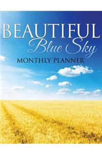 Beautiful Blue Sky Monthly Planner