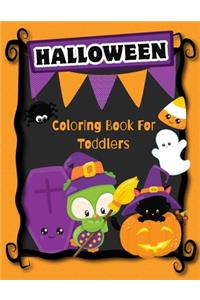 Halloween Coloring Book For Toddlers