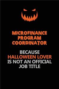 Microfinance Program Coordinator Because Halloween Lover Is Not An Official Job Title