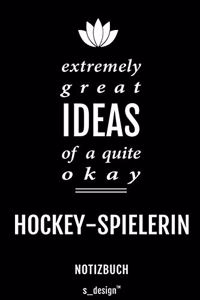 Notizbuch für Hockey-Spieler / Hockey-Spielerin