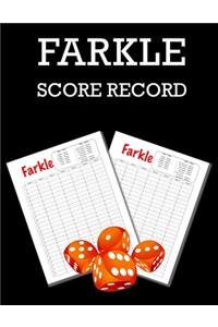 Farkle Score Sheets