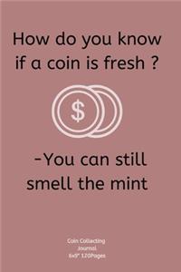 How do you know if a coin is fresh ? -You can still smell the mint