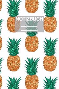 Notizbuch A5 Muster Ananas Pineapple Pattern