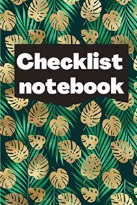 Checklist Notebook