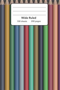 Wide Ruled Composition Notebook 6