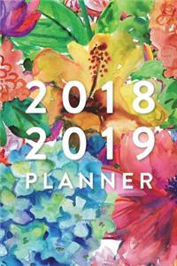 2018 2019 Planner, 18 Month Weekly & Monthly Planner - 2018-2019