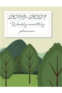 2019-2021 Weekly Monthly Planner