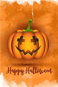 Happy Halloween: Notebook with Jack O' Lantern 6x9